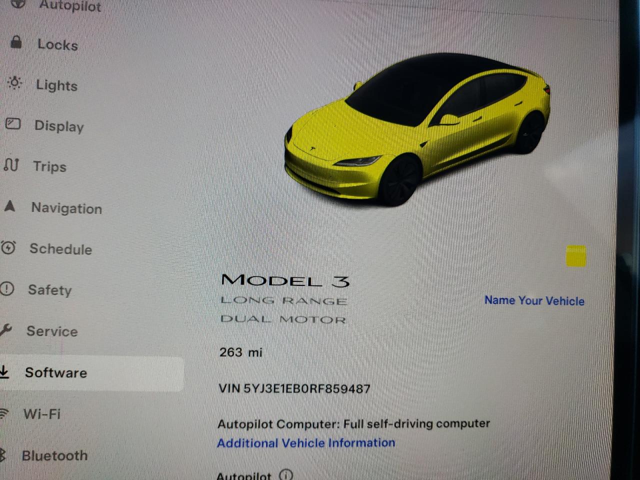2024 TESLA MODEL 3  VIN:5YJ3E1EB0RF859487