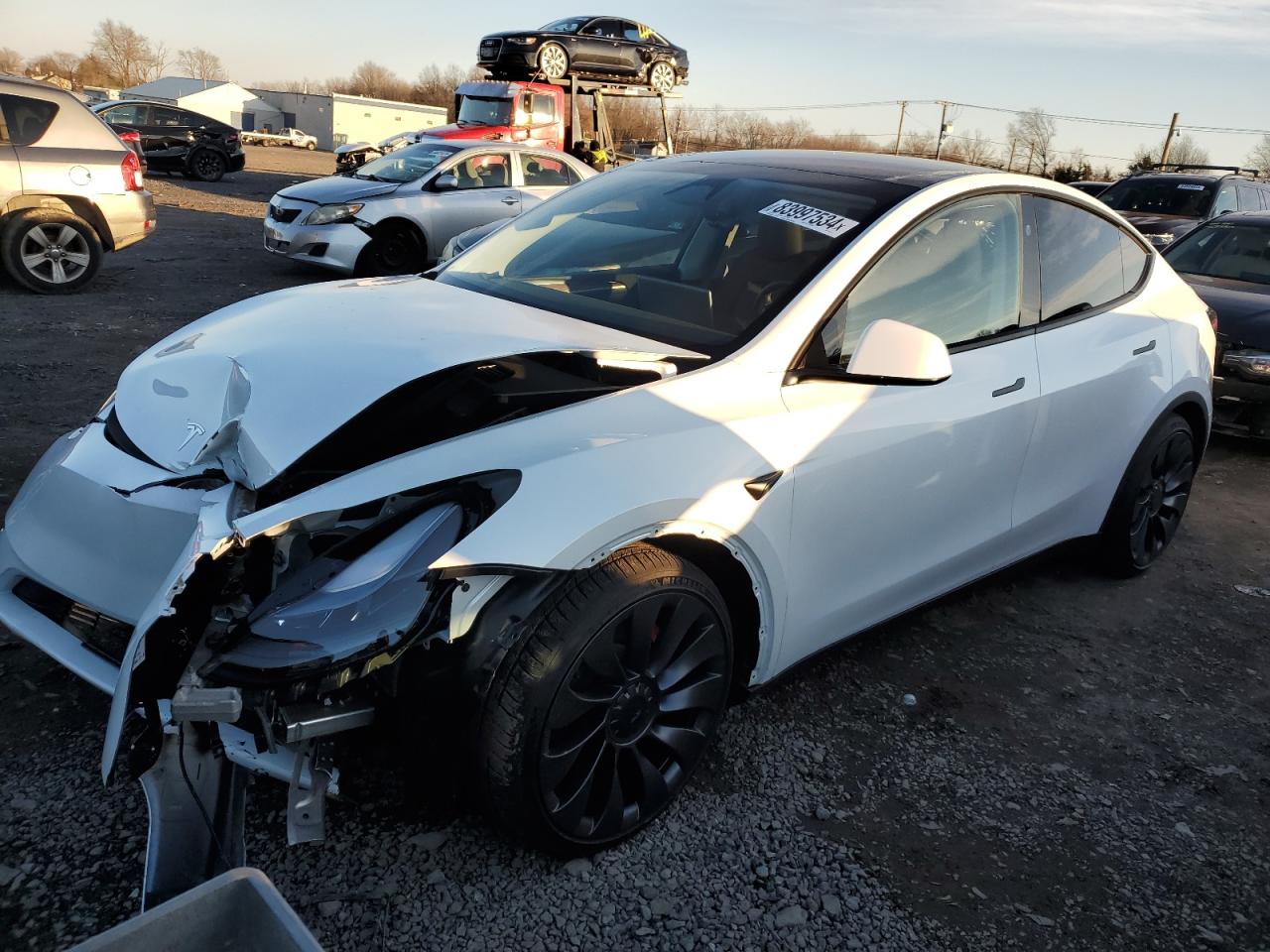 2024 TESLA MODEL Y  VIN:7SAYGDEF1RA261719