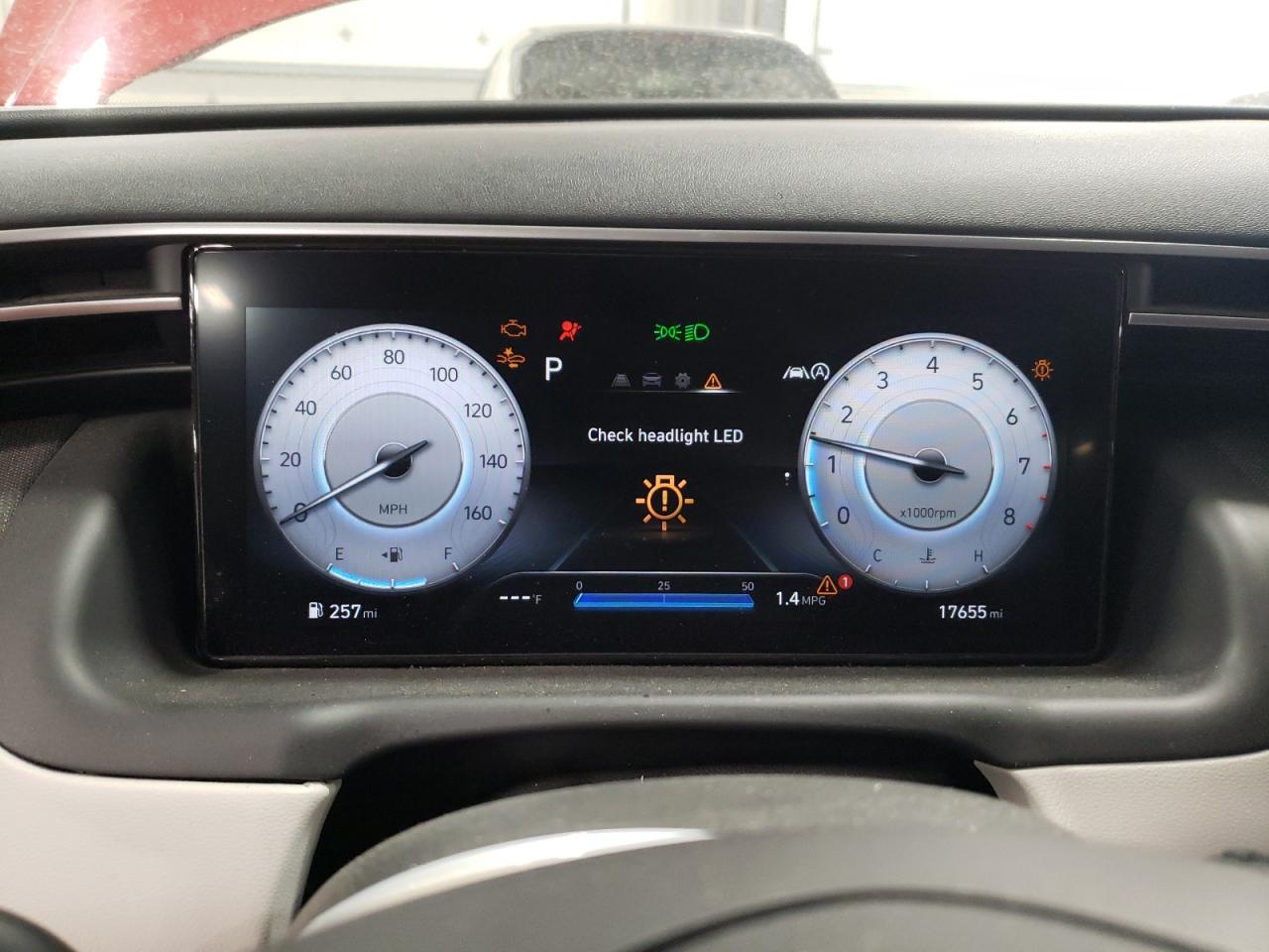 2022 HYUNDAI TUCSON SEL VIN:5NMJFCAE9NH129537