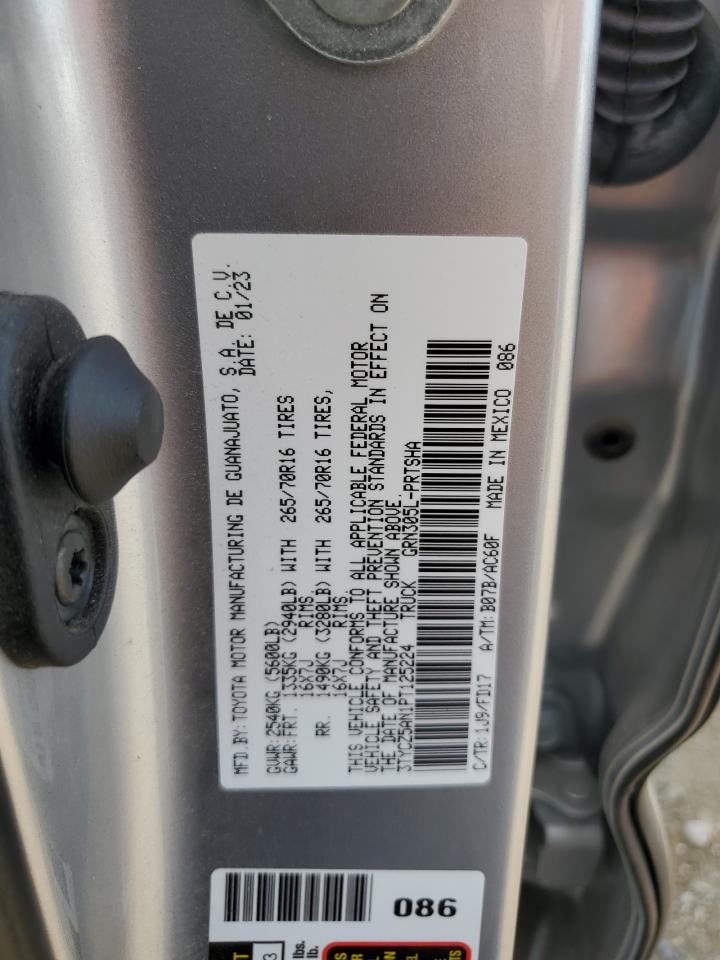2023 TOYOTA TACOMA DOUBLE CAB VIN:3TYCZ5AN1PT125224