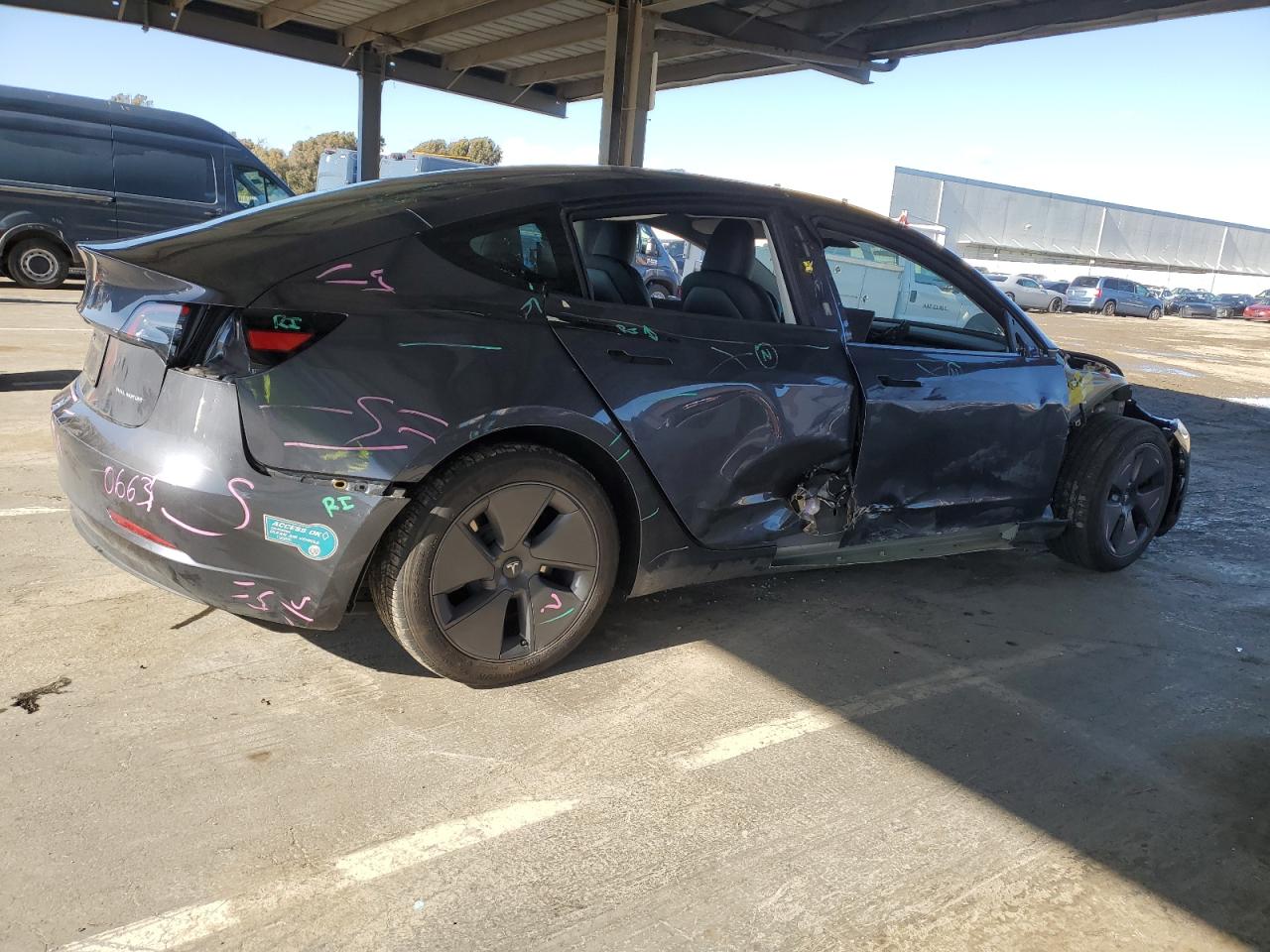 2023 TESLA MODEL 3  VIN:5YJ3E1EB3PF705515
