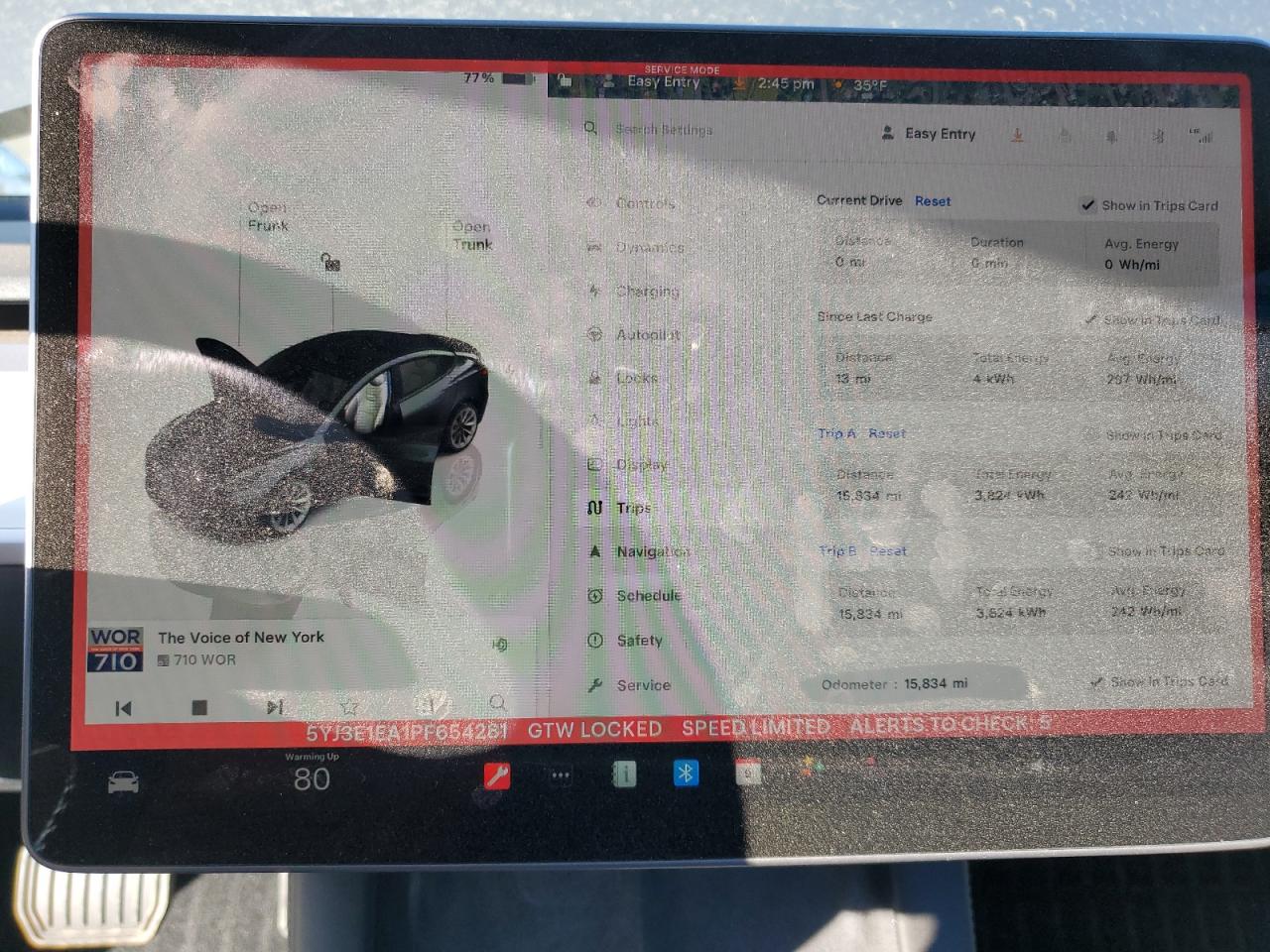 2023 TESLA MODEL 3  VIN:5YJ3E1EA1PF654281