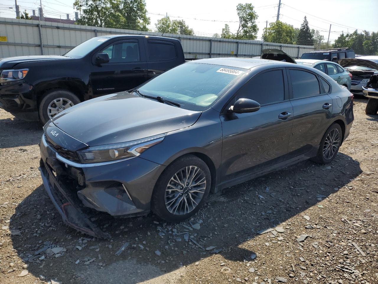 2022 KIA FORTE GT LINE VIN:3KPF54AD7NE440557