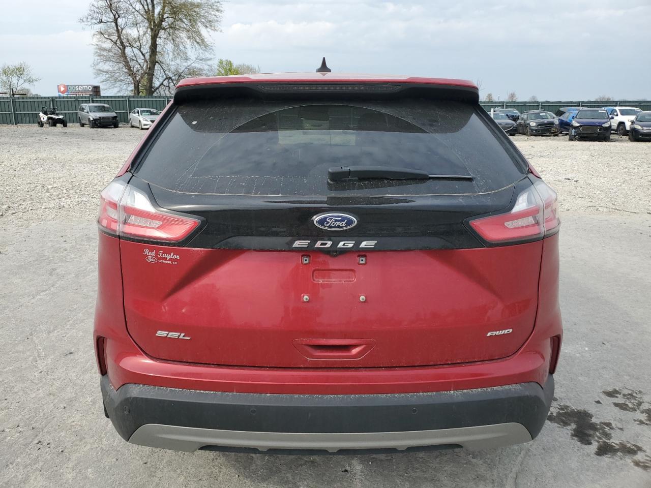 2022 FORD EDGE SEL VIN:2FMPK4J98NBA48005