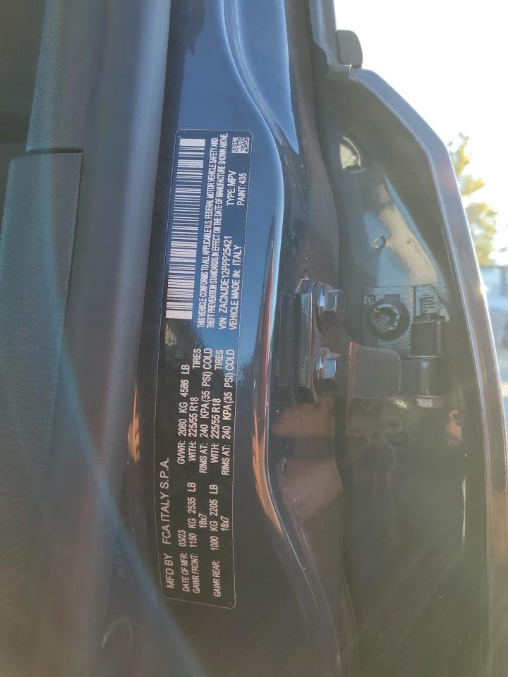 2023 JEEP RENEGADE ALTITUDE VIN:ZACNJDE12PPP25421