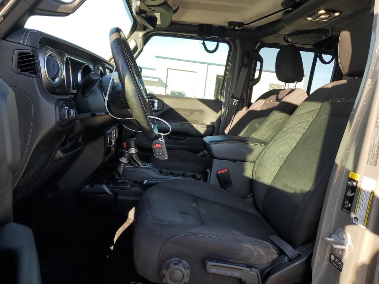 2022 JEEP GLADIATOR OVERLAND VIN:1C6HJTFG9NL180159