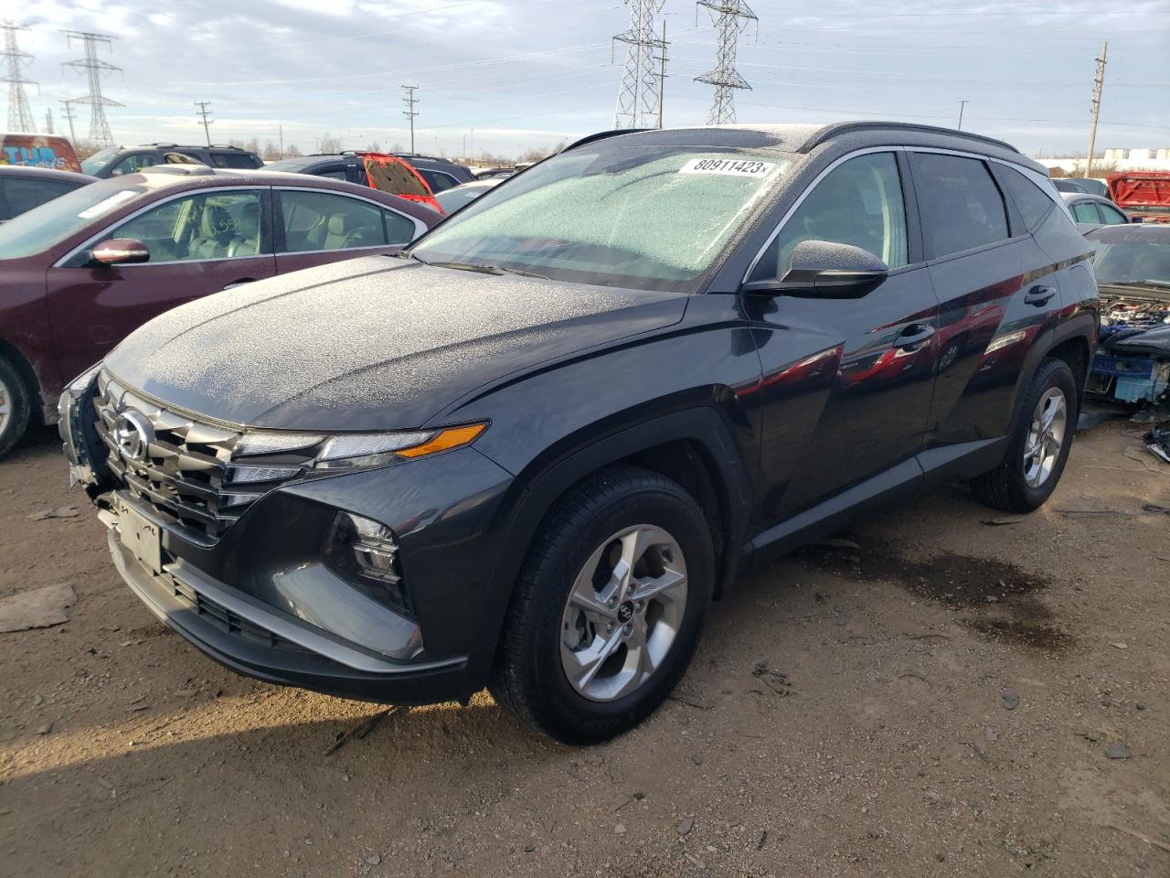 2022 HYUNDAI TUCSON SEL VIN:5NMJBCAEXNH156578