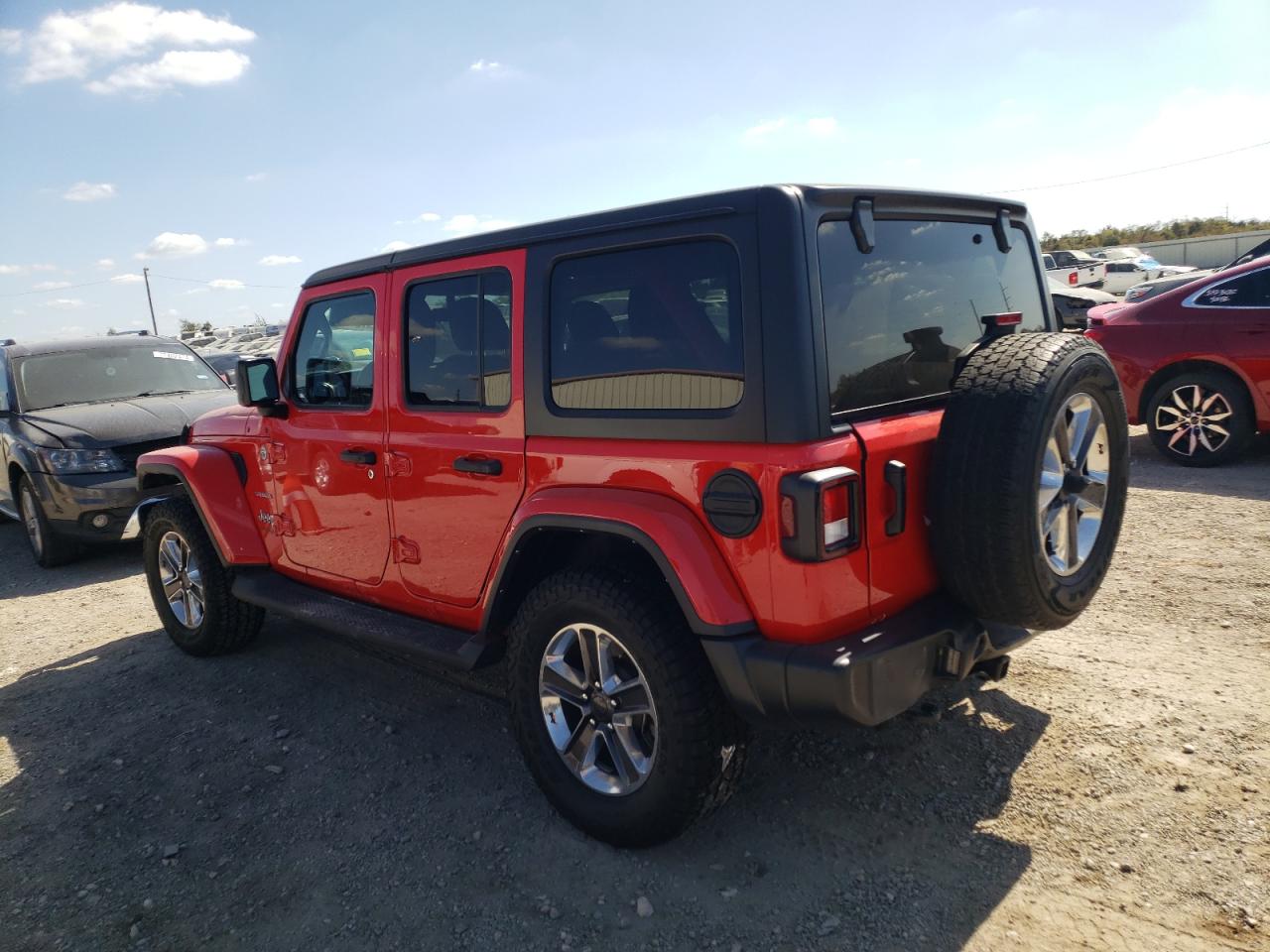 2022 JEEP WRANGLER UNLIMITED SAHARA VIN:1C4HJXEN7NW242625