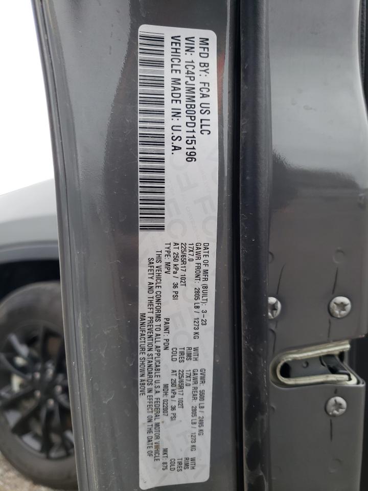 2023 JEEP CHEROKEE ALTITUDE LUX VIN:1N4AL3AP7FC226879