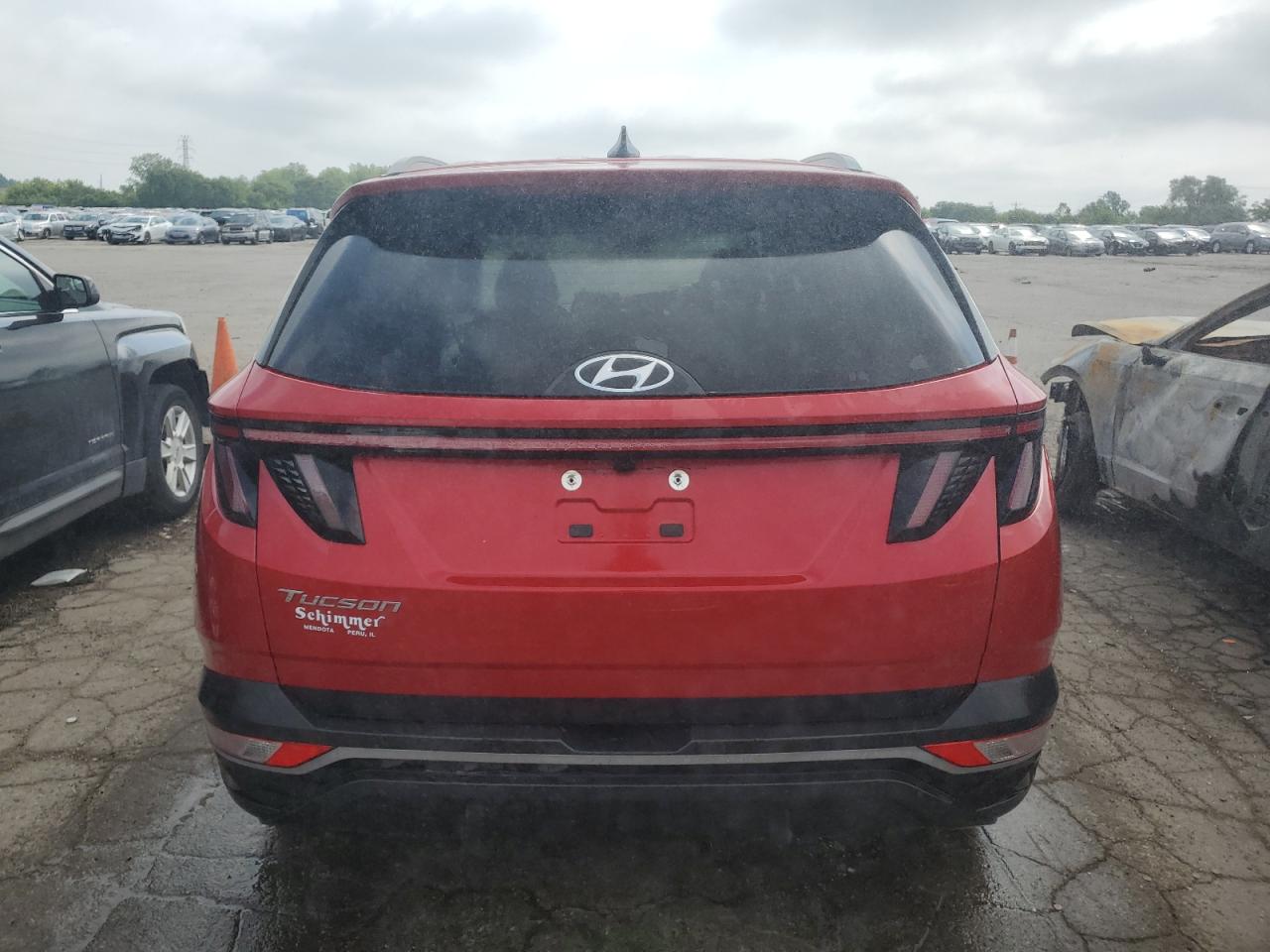2022 HYUNDAI TUCSON SEL VIN:5NMJF3AE6NH042436