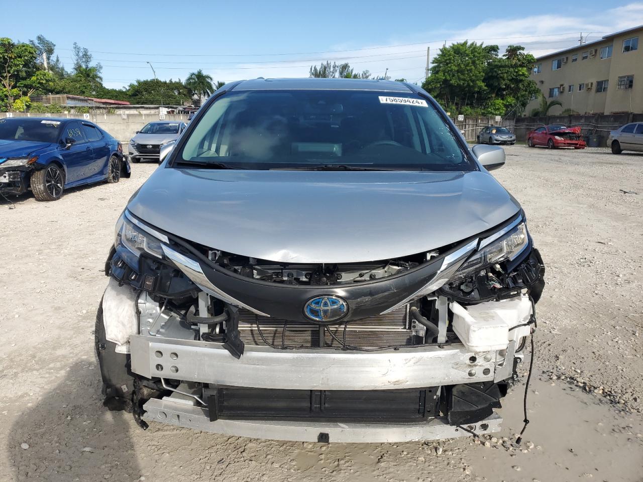 2022 TOYOTA SIENNA XLE VIN:5TDYRKECXNS116933
