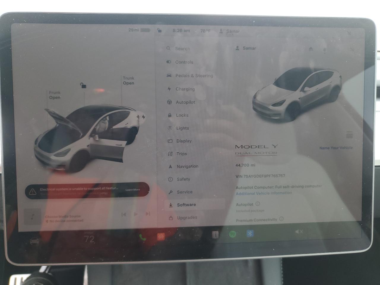 2023 TESLA MODEL Y  VIN:7SAYGDEF9PF765757