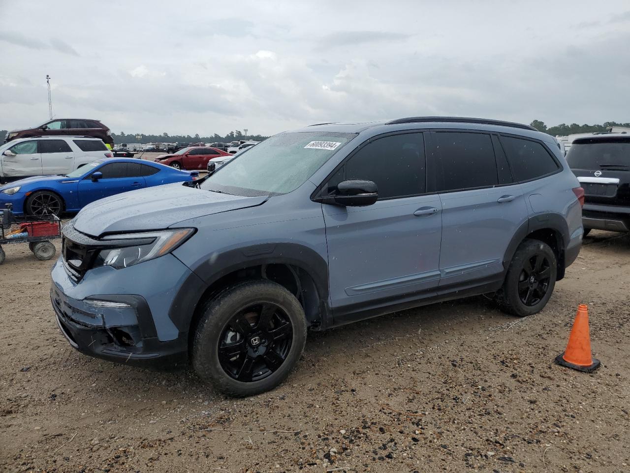 2022 HONDA PILOT TRAILSPORT VIN:5FNYF6H8XNB027195