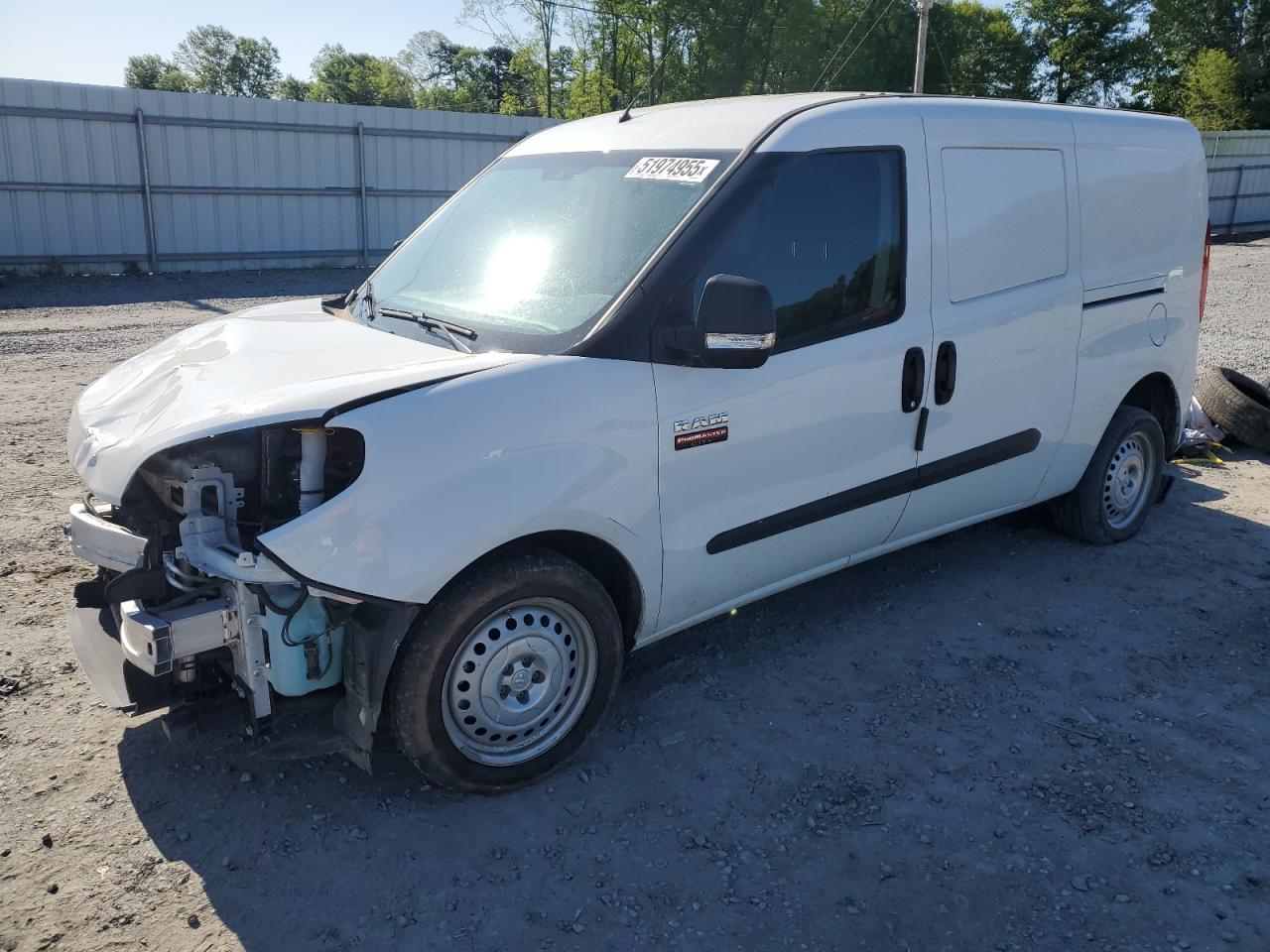 2022 RAM PROMASTER CITY TRADESMAN VIN:ZFBHRFAB1N6W65993