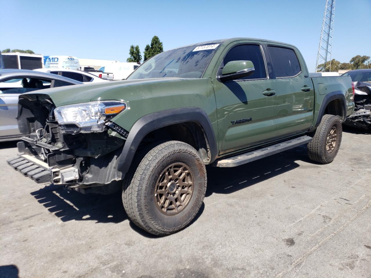 2022 TOYOTA TACOMA DOUBLE CAB VIN:3TMCZ5AN1NM503857