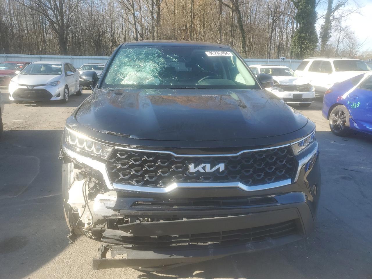 2022 KIA SORENTO LX VIN:5XYRG4LC7NG099840