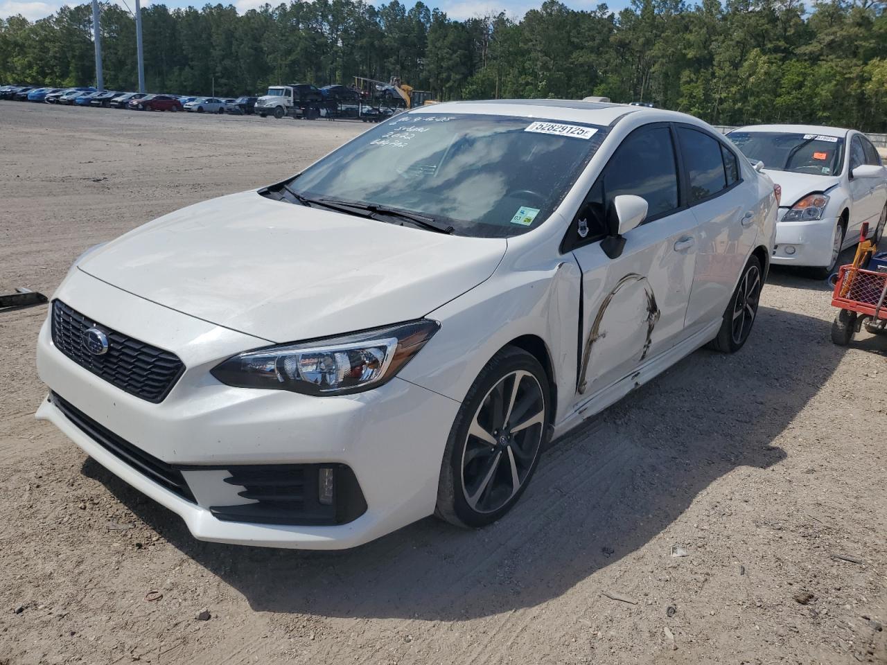 2022 SUBARU IMPREZA SPORT VIN:4S3GKAM62N3604202