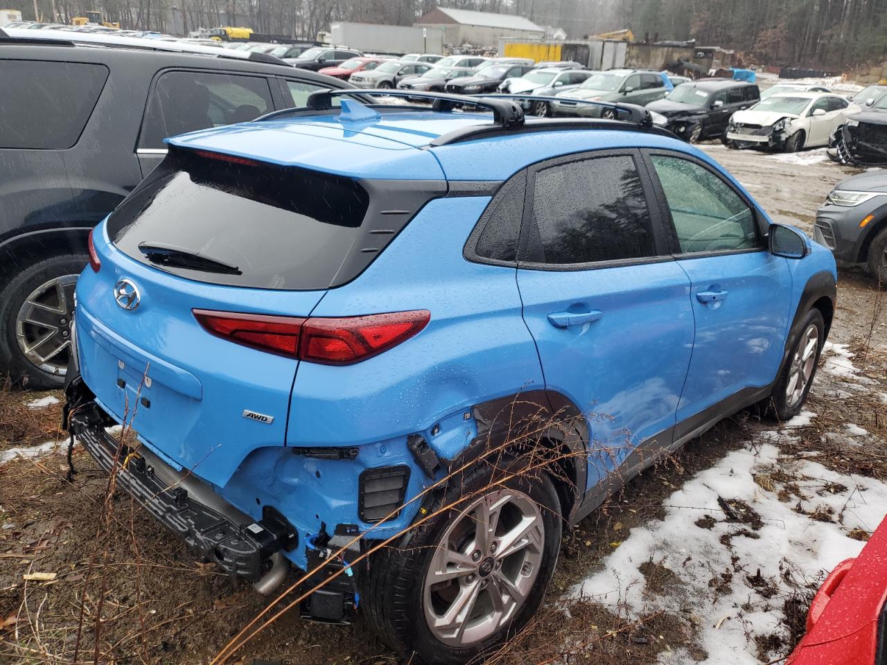 2022 HYUNDAI KONA SEL VIN:KM8K6CAB9NU864341