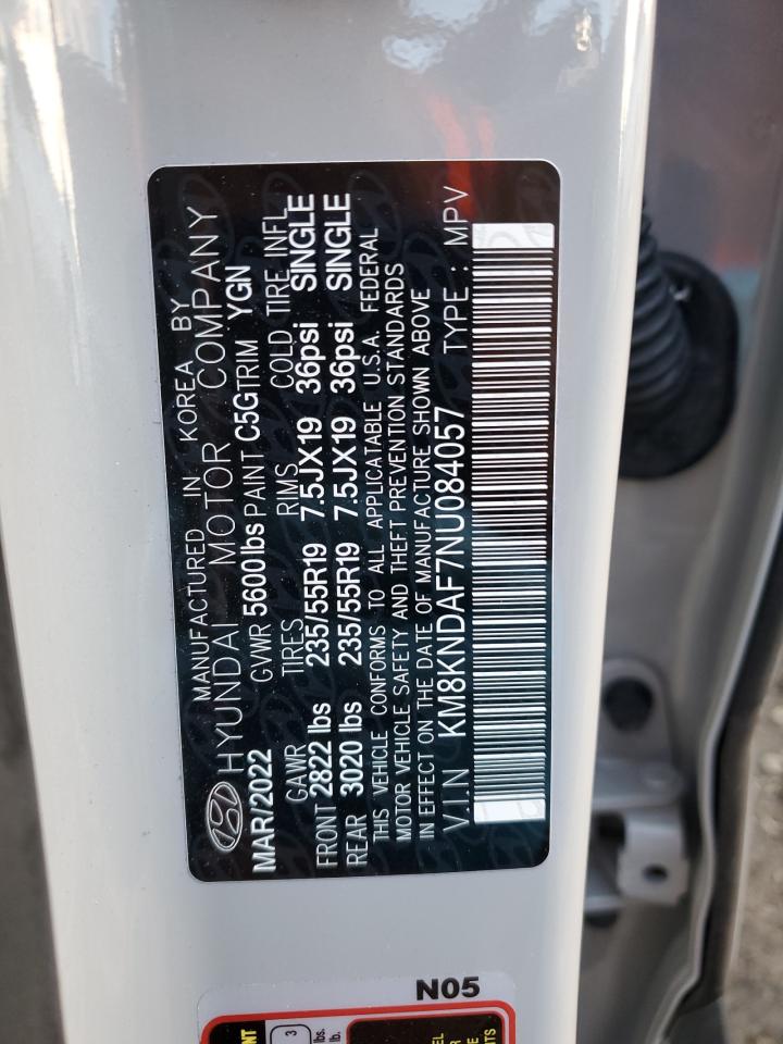 2022 HYUNDAI IONIQ 5 SEL VIN:KM8KNDAF7NU084057