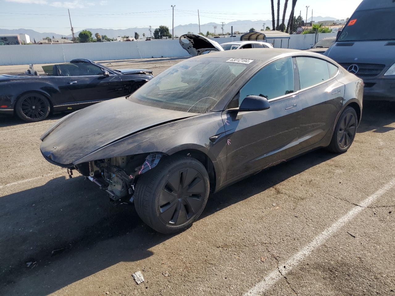 2024 TESLA MODEL 3  VIN:5YJ3E1EA4RF738730