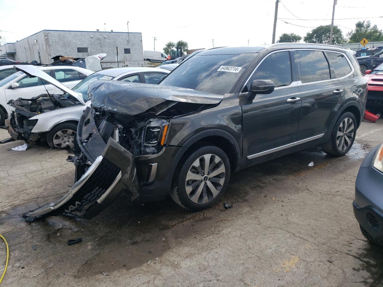 2022 KIA TELLURIDE S VIN:5XYP6DHC1NG321047