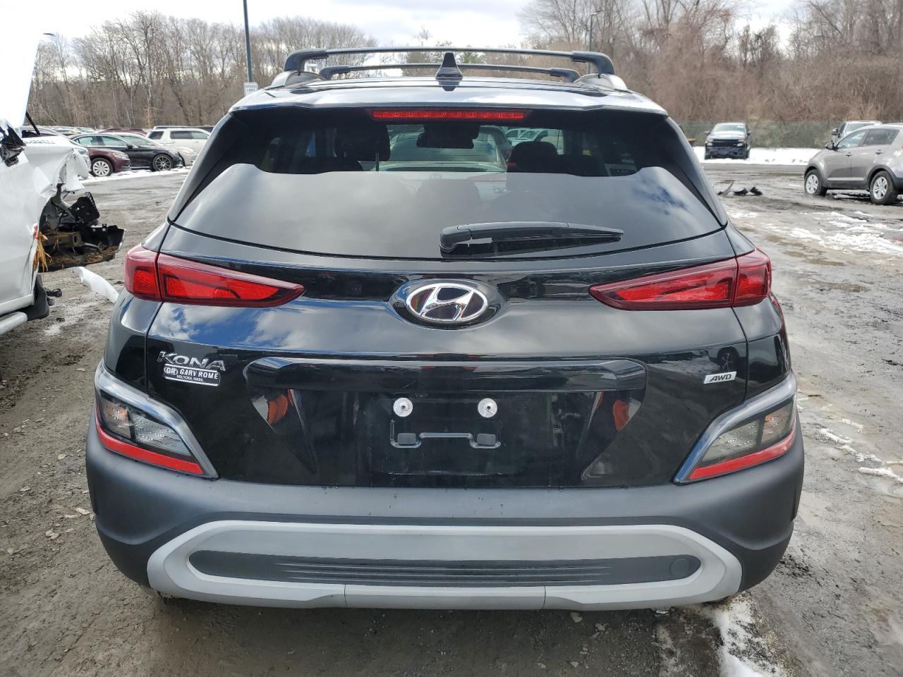 2022 HYUNDAI KONA SEL VIN:KM8K6CAB9NU756656