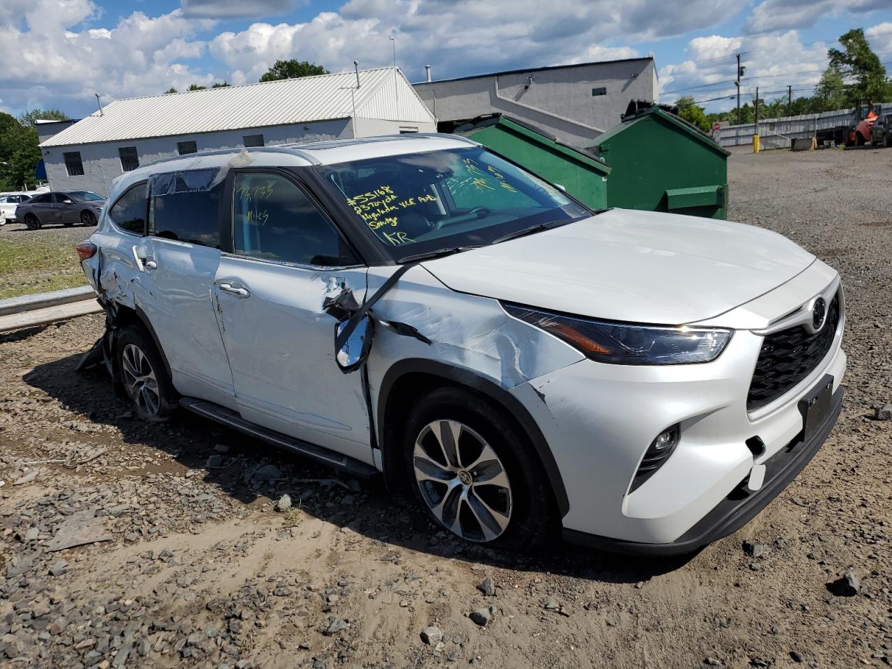 2023 TOYOTA HIGHLANDER L VIN:5TDKDRBH6PS022144