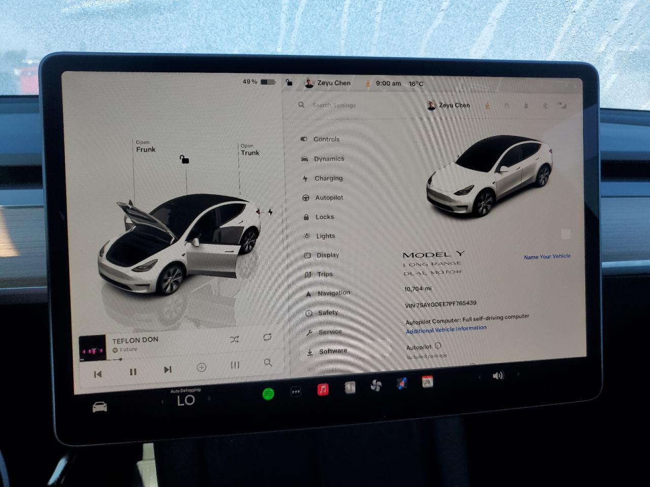 2023 TESLA MODEL Y  VIN:7SAYGDEE7PF765439