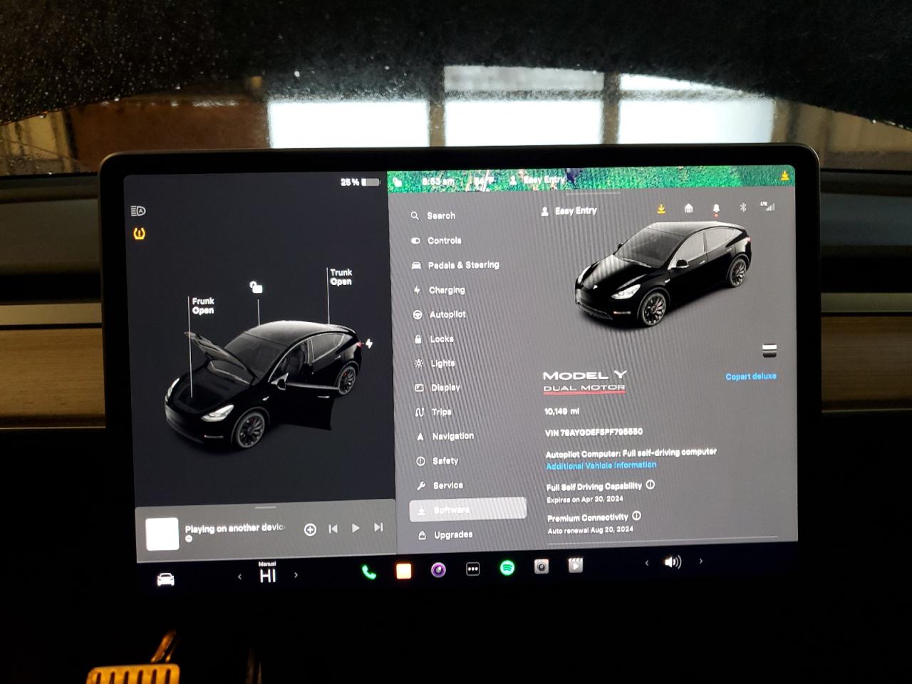 2023 TESLA MODEL Y  VIN:7SAYGDEF5PF795550