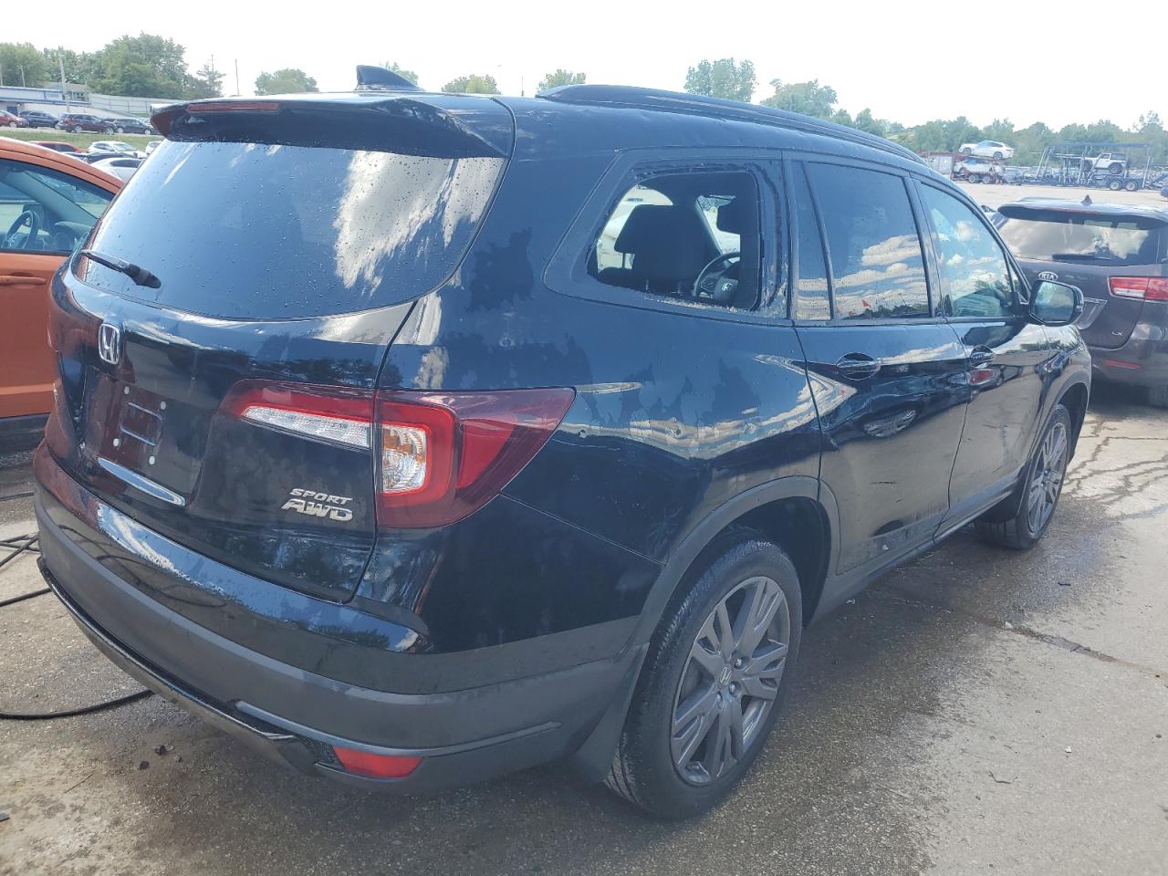 2022 HONDA PILOT SPORT VIN:5FNYF6H33NB073570