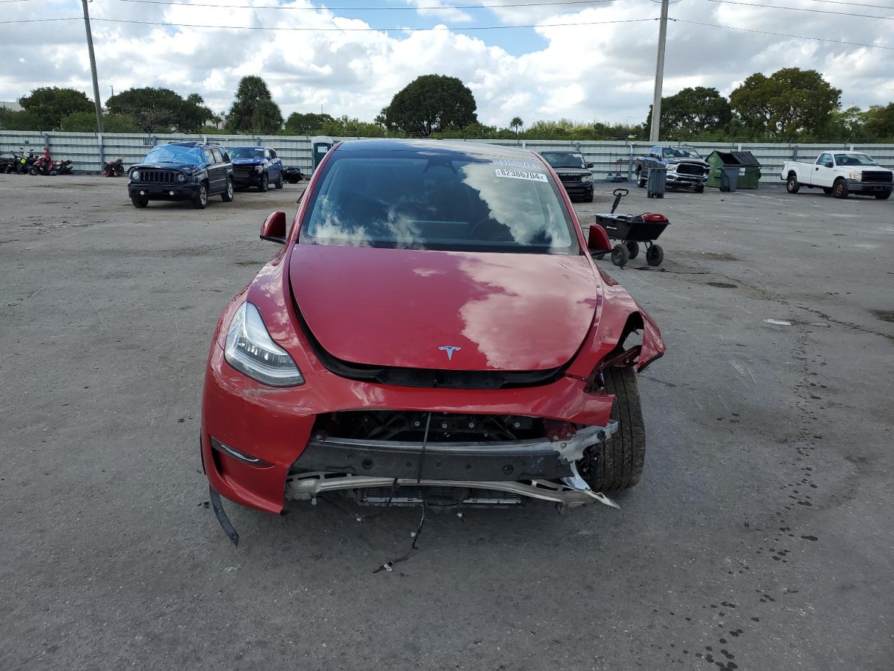 2023 TESLA MODEL Y VIN:7SAYGDEE5PA046333