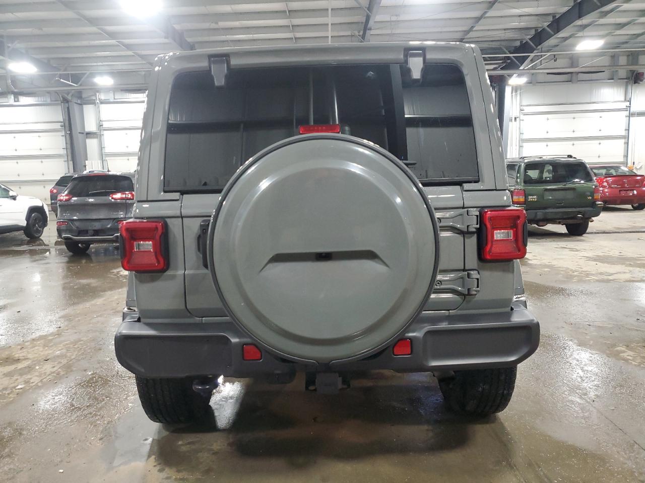 2022 JEEP WRANGLER UNLIMITED SAHARA VIN:1C4HJXEG9NW196183