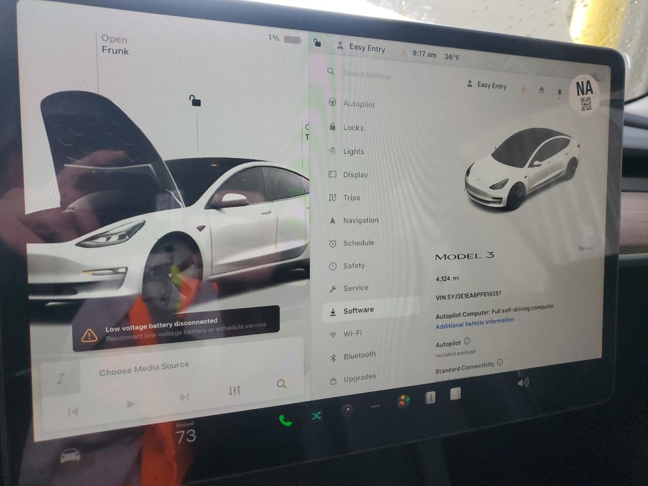 2023 TESLA MODEL 3  VIN:5YJ3E1EA8PF619351