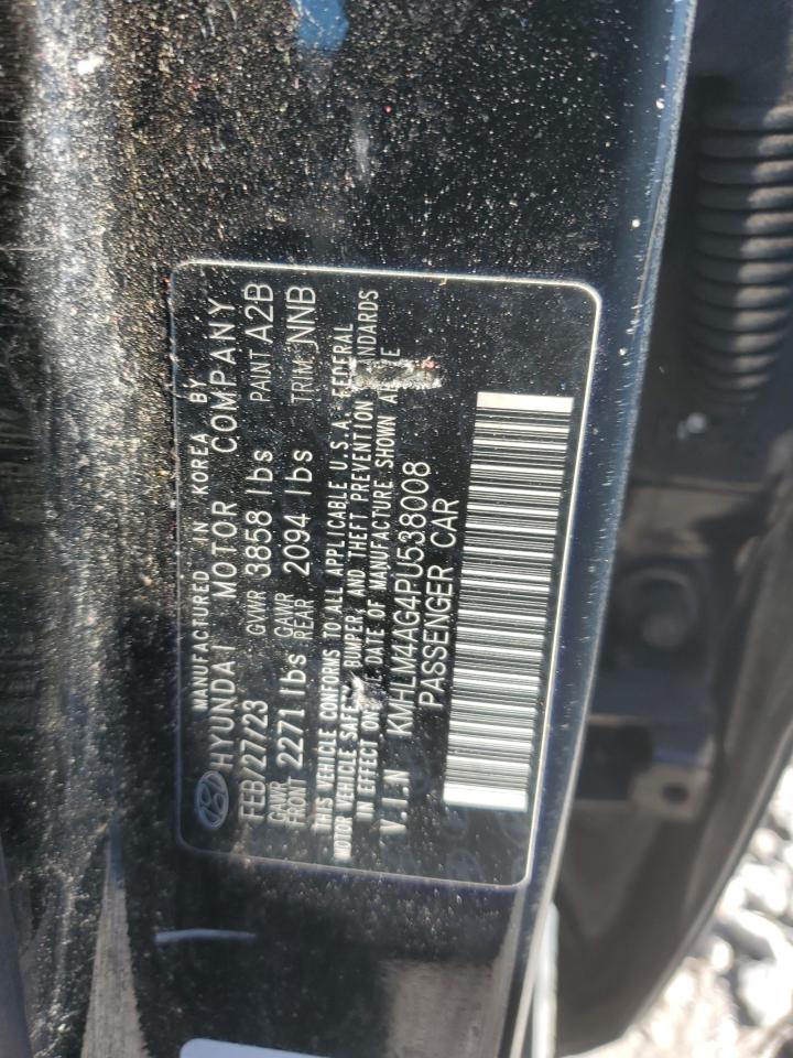 2023 HYUNDAI ELANTRA SEL VIN:KMHLM4AG4PU538008