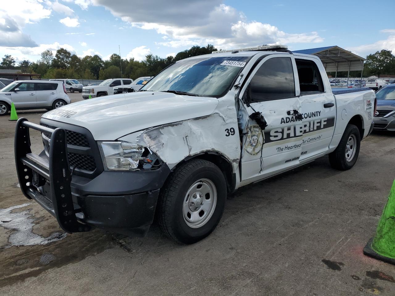 2022 RAM 1500 CLASSIC TRADESMAN VIN:3C6RR7KG5NG331747