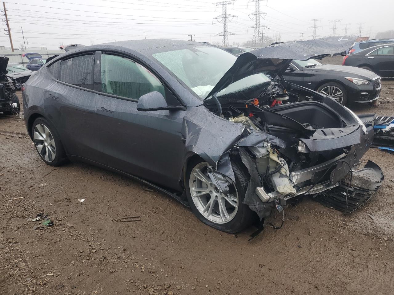 2023 TESLA MODEL Y  VIN:7SAYGDEE8PF877148