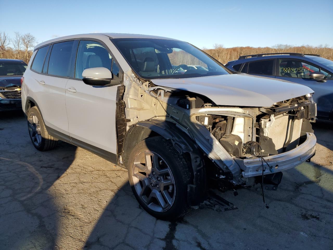 2022 HONDA PASSPORT EXL VIN:5FNYF8H50NB009936