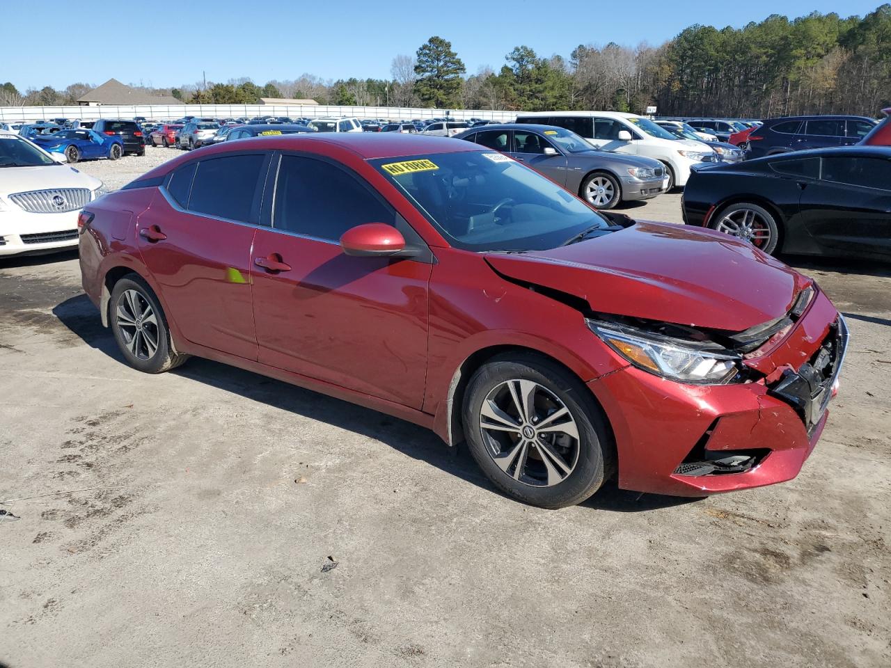 2022 NISSAN SENTRA SV VIN:3N1AB8CV2NY298233