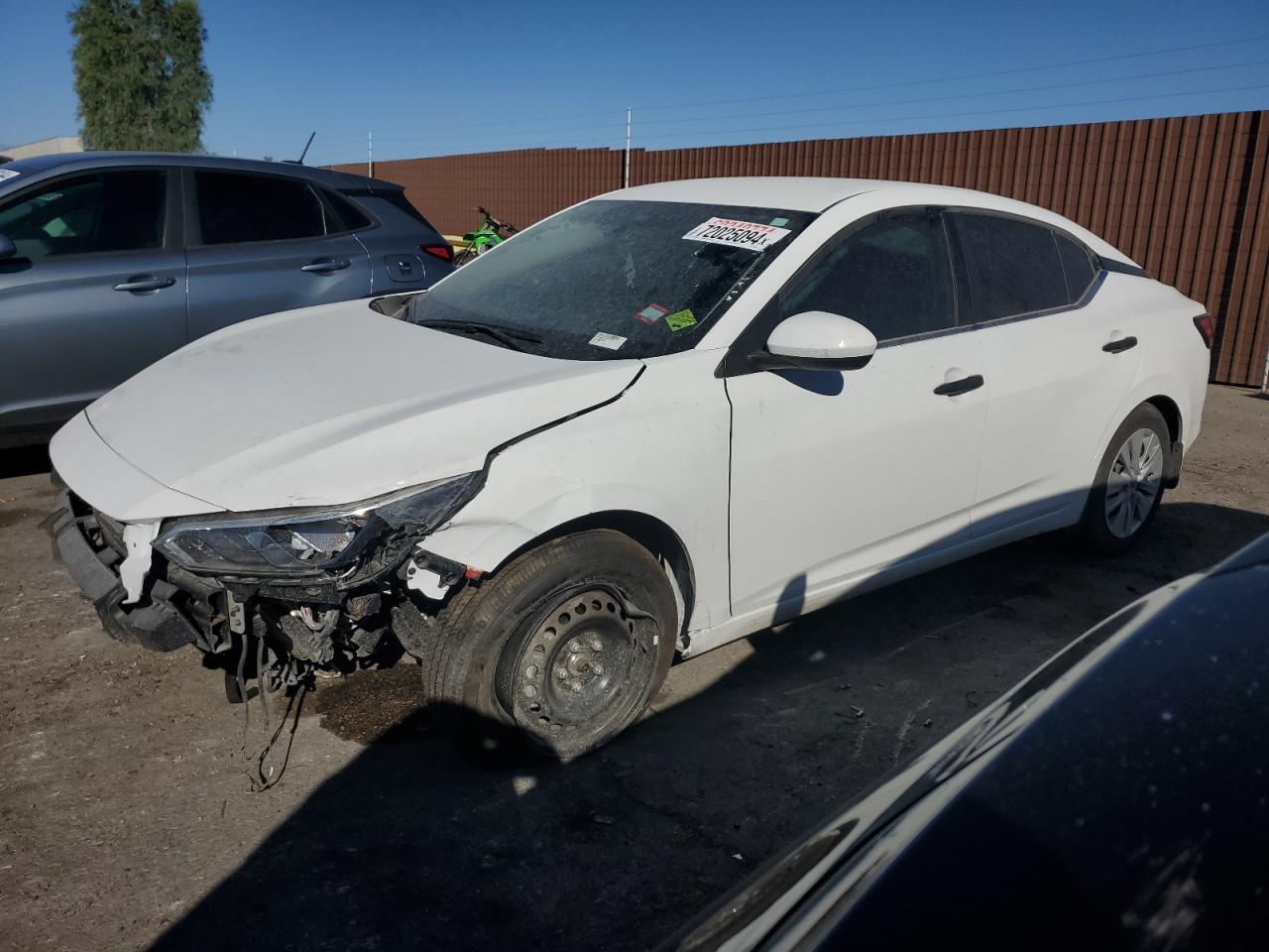 2024 NISSAN SENTRA S VIN:3N1AB8BV2RY232191