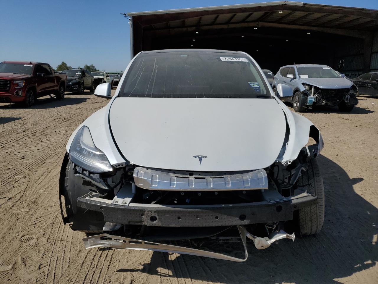 2022 TESLA MODEL Y  VIN:7SAYGDEE4NA012347
