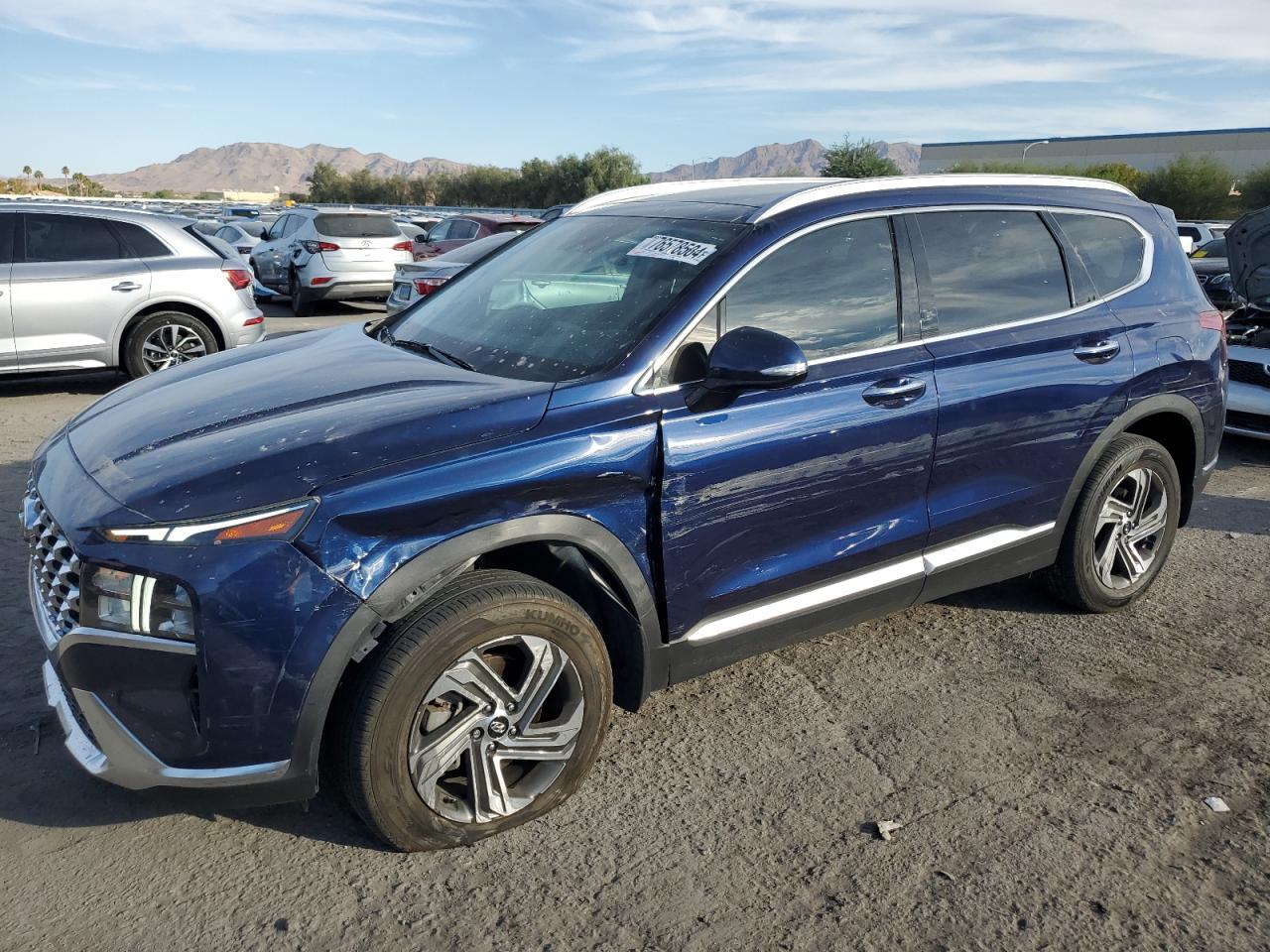 2022 HYUNDAI SANTA FE SEL VIN:5NMS3DAJ9NH473448
