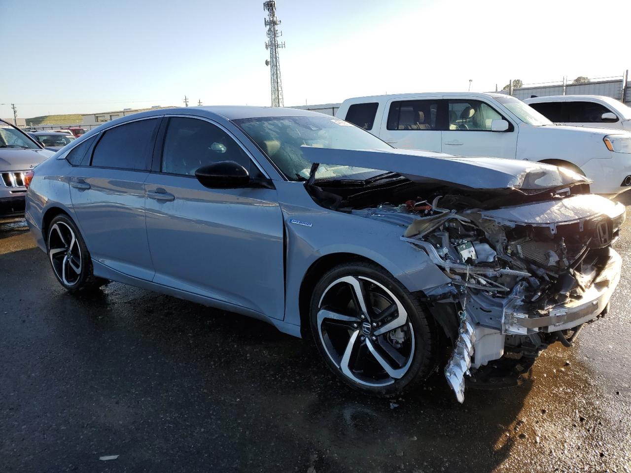 2022 HONDA ACCORD HYBRID SPORT VIN:1HGCV3F28NA043545