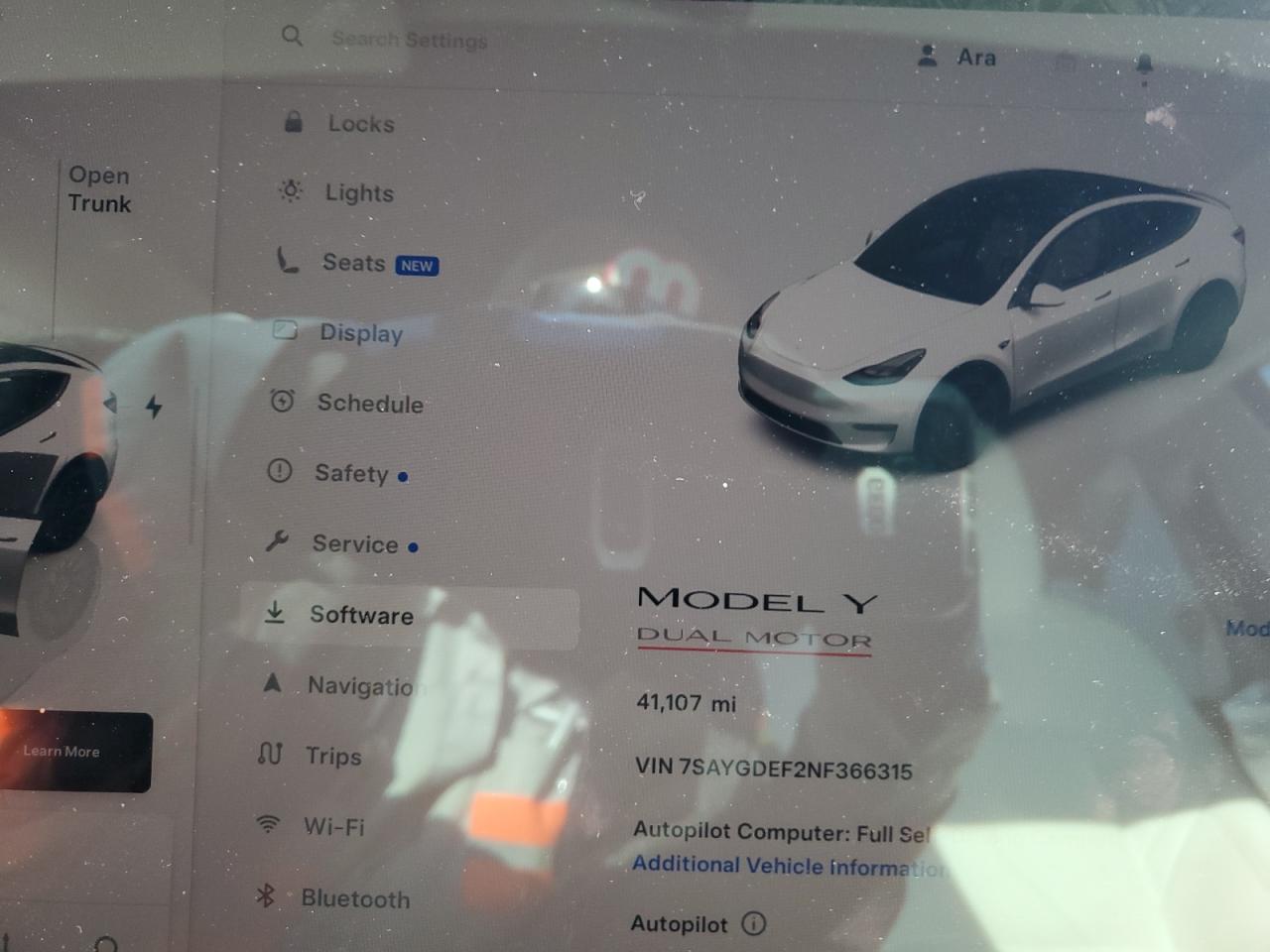 2022 TESLA MODEL Y  VIN:7SAYGDEF2NF366315