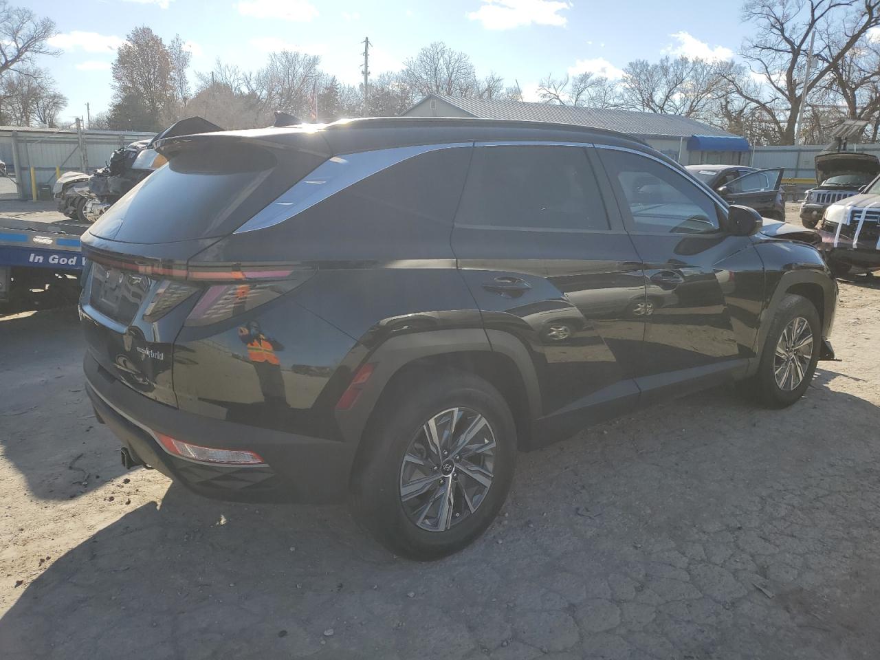 2022 HYUNDAI TUCSON BLUE VIN:KM8JBCA19NU020055