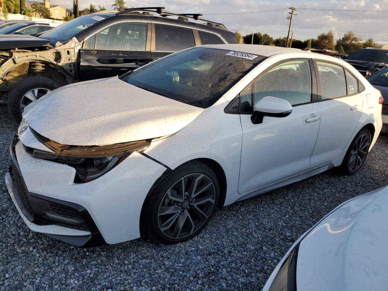 2022 TOYOTA COROLLA SE VIN:5YFS4MCE4NP109232