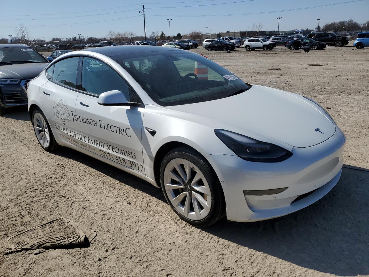 2022 TESLA MODEL 3  VIN:5YJ3E1EB7NF194307