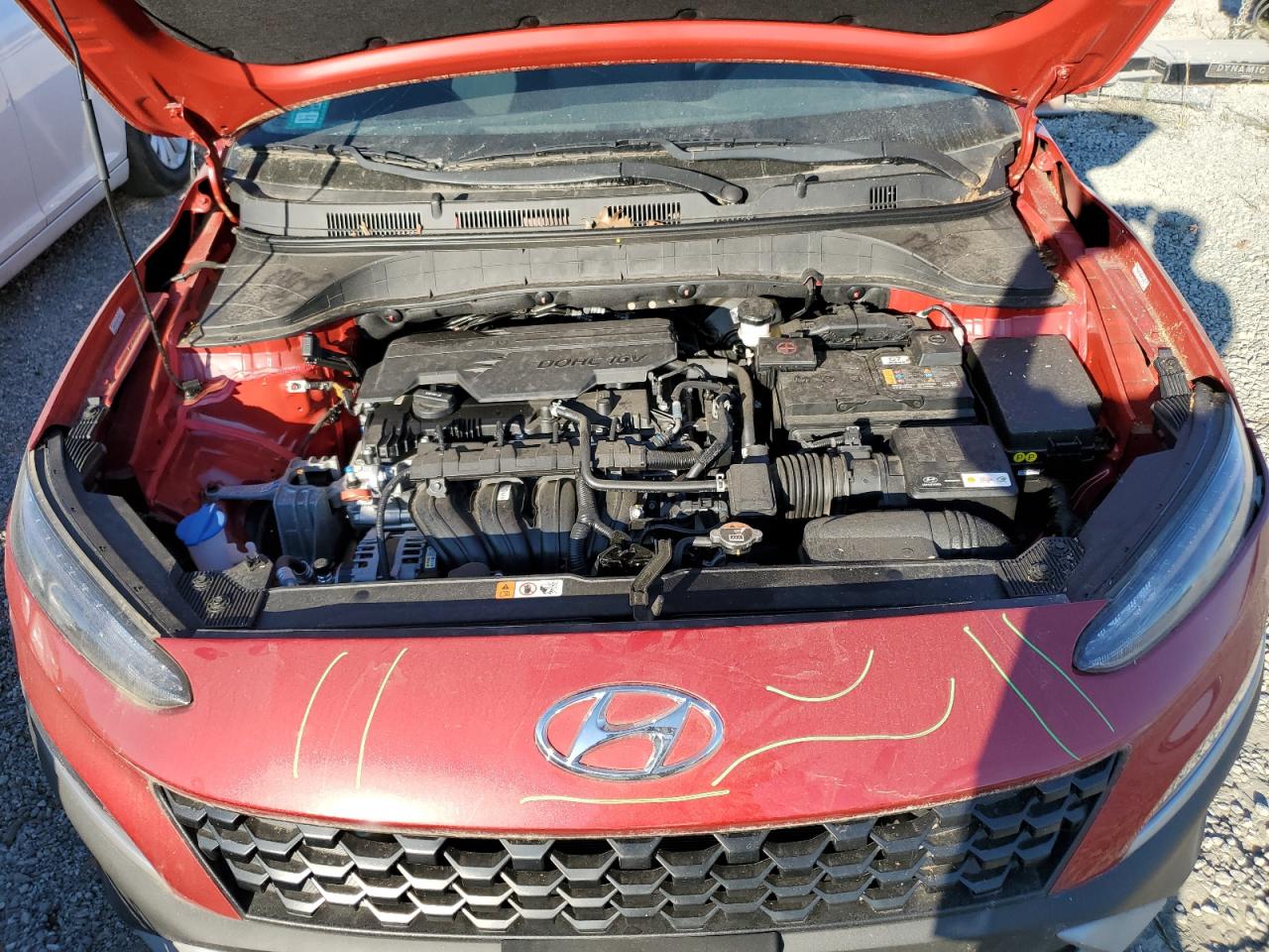 2022 HYUNDAI KONA SEL VIN:KM8K6CAB4NU820568