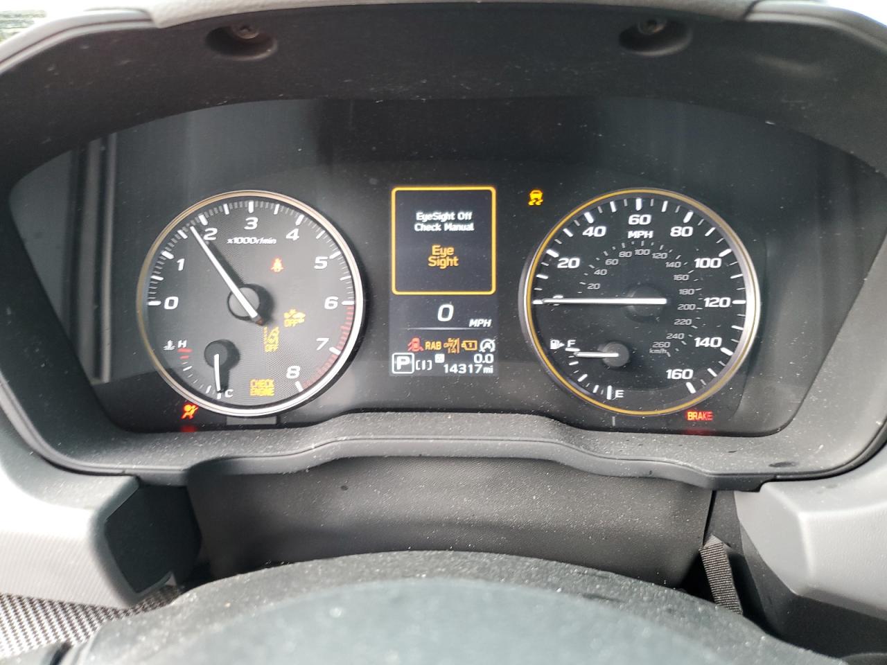 2024 SUBARU CROSSTREK WILDERNESS VIN:4S4GUHT65R3738238