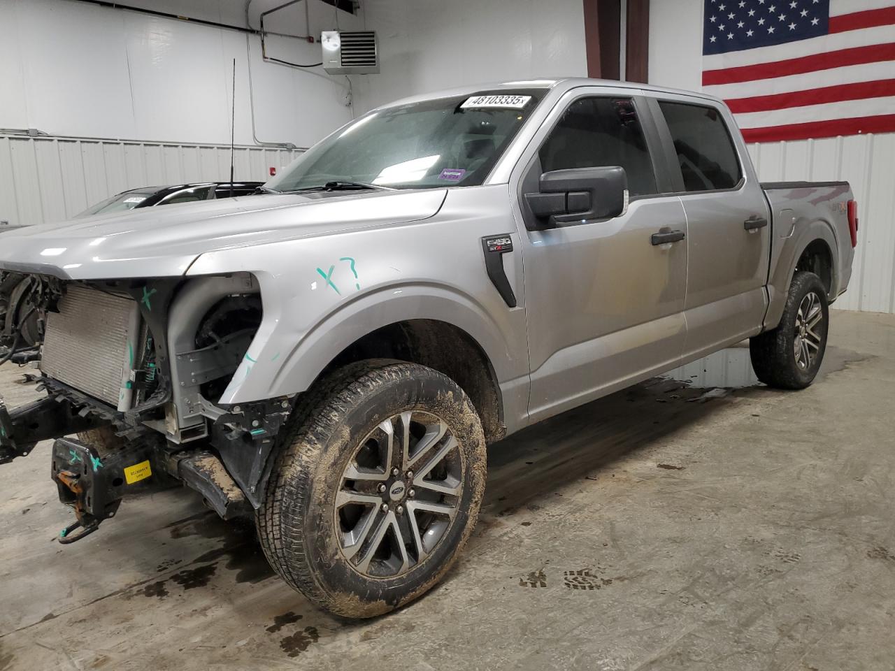 2022 FORD F150 SUPERCREW VIN:1FTFW1E56NFC43187