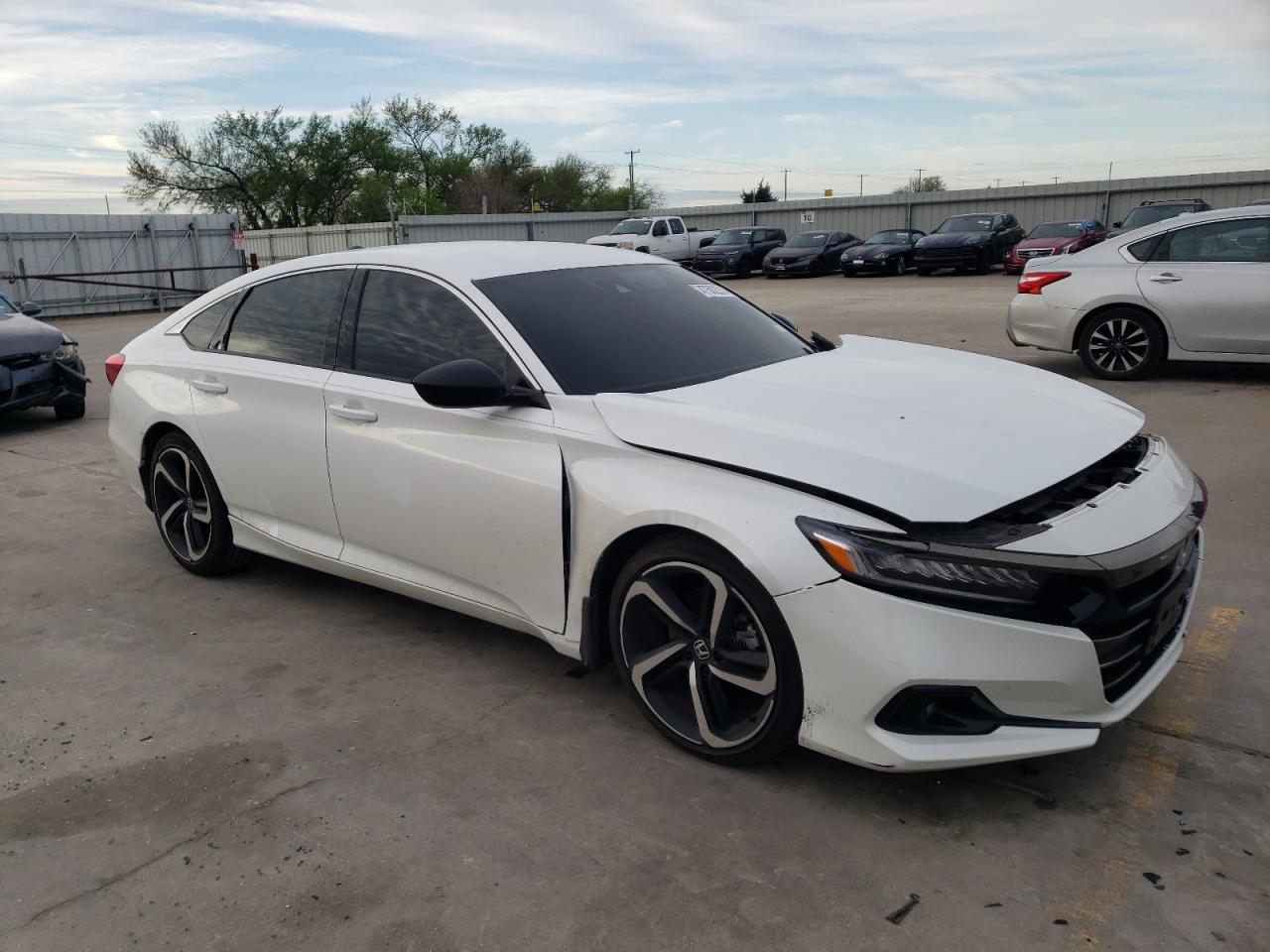 2022 HONDA ACCORD SPORT VIN:1HGCV1F35NA008068